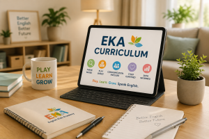 EKA Curriculum oyun, iletişim ve çocuk merkezli okul öncesi İngilizce eğitim sistemi